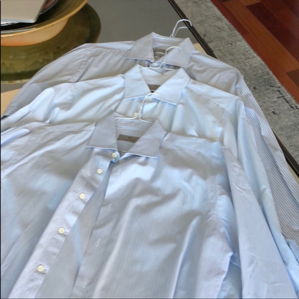 CANALI Dress Shirts 16.5-17/35-36 - Bundle 3